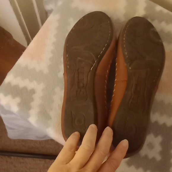 Born Brown Leather Ballet Flats Sz 8.5 - Picture 5 of 6